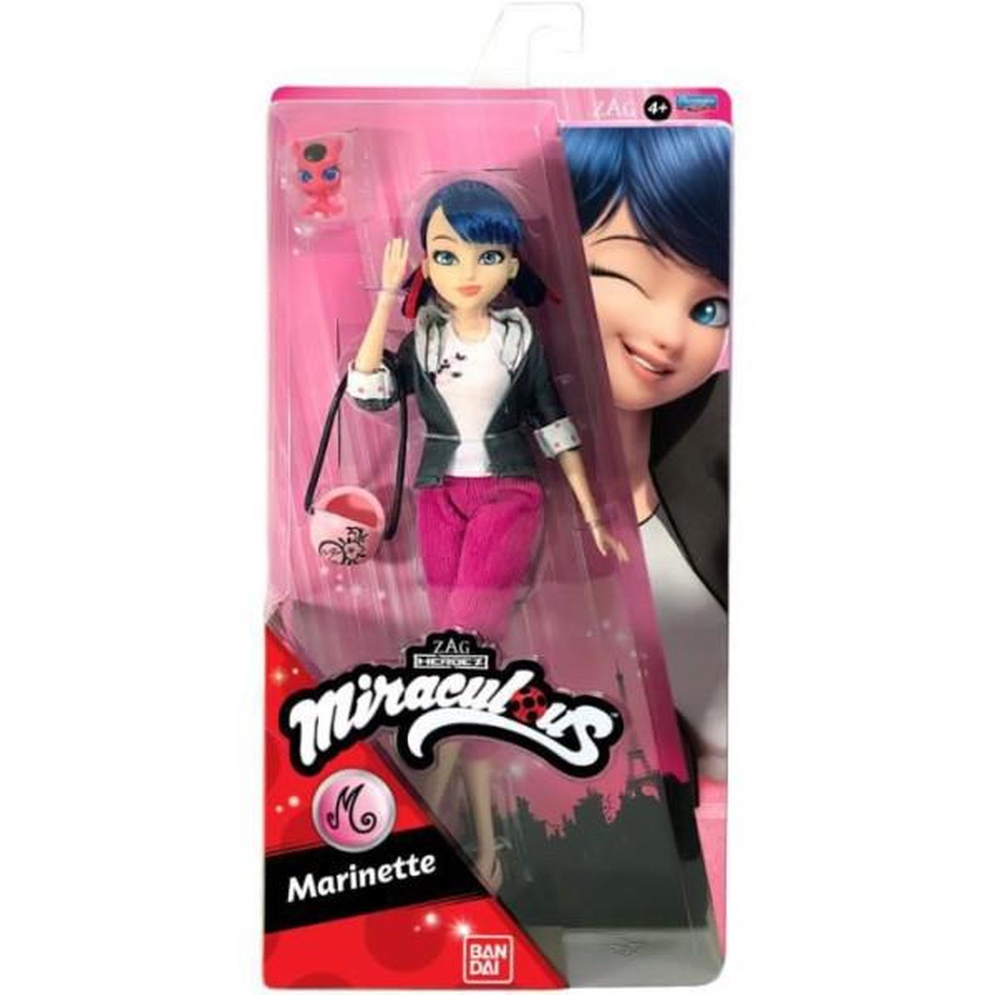 Voir la diapositive 4 : BANDAI Miraculous Ladybug - Poupée mannequin 26 cm Marinette - BANDAI