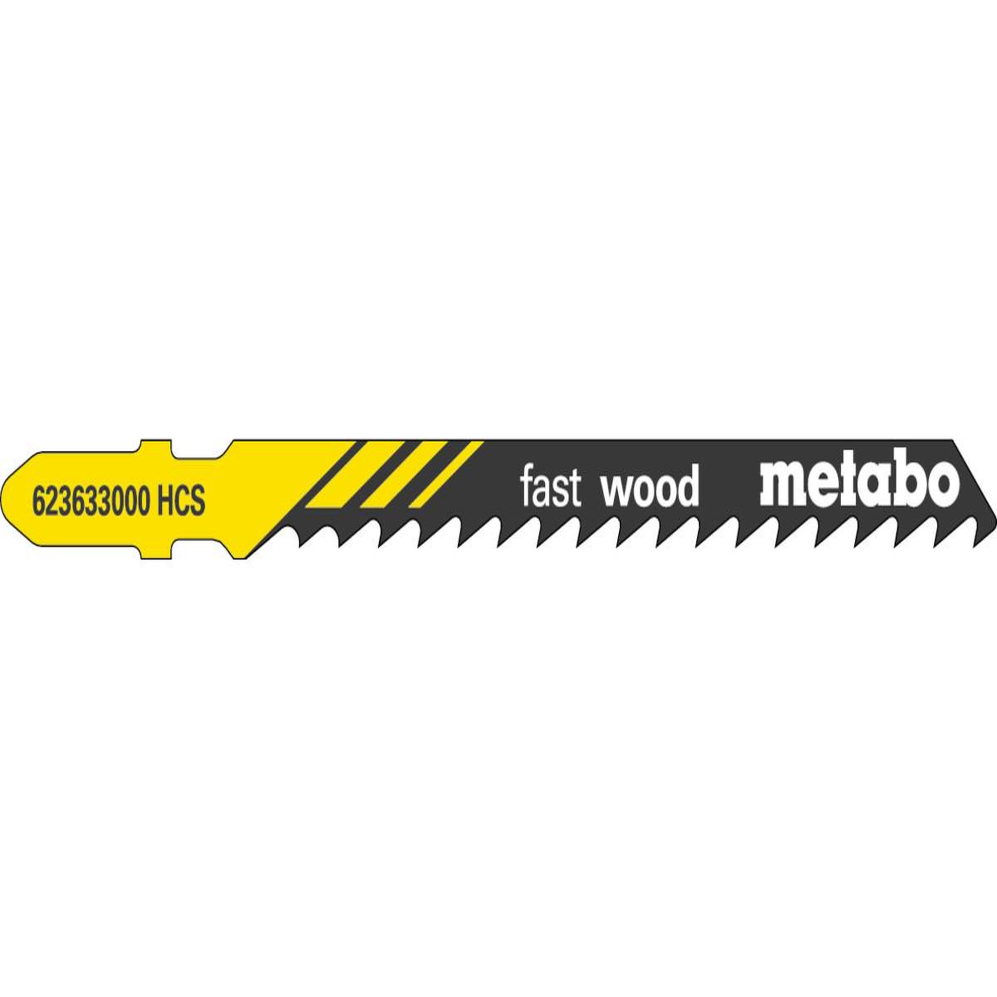 METABO SAS 5 Lames scie sauteuse HCS 74 mm/ 4,0 pour scie sauteuse