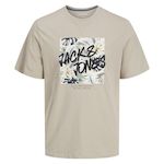 Jack & Jones T shirt  Homme Jack & Jones Hawaiitee. Coloris disponibles : Beige
