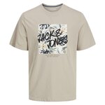 Jack & Jones T shirt  Homme Jack & Jones Hawaiitee. Coloris disponibles : Beige