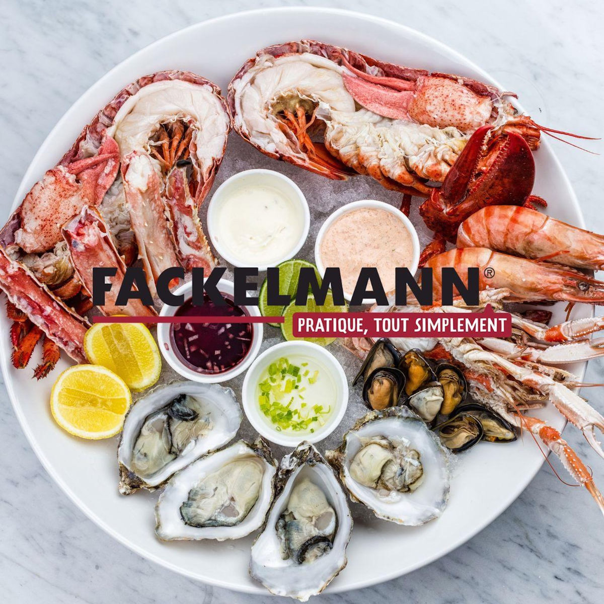 Fackelmann Lot de 6 fourchettes à huîtres 12,5 cm Fackelmann