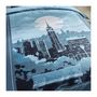 Voir la diapositive 3 : Today Parure de lit - TODAY - JAVA - 2 personnes - 240x220 cm - Coton - Imprimé New York - Bleu