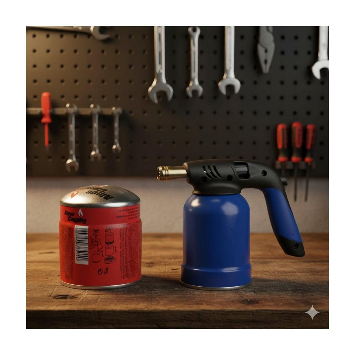 ALPENTECH Pack de 12 Cartouches de gaz 190g Perçable Butane Propane Sécurité stop-gaz ALPENTECH