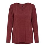 Only T-shirt  Femme Only Harly ML. Coloris disponibles : Rouge