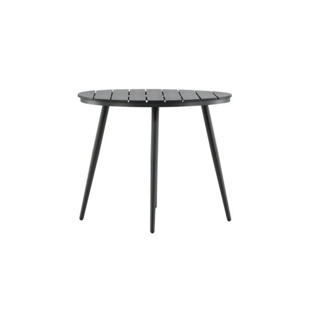 Paris Prix Table de Jardin Ronde  Break  90cm Noir