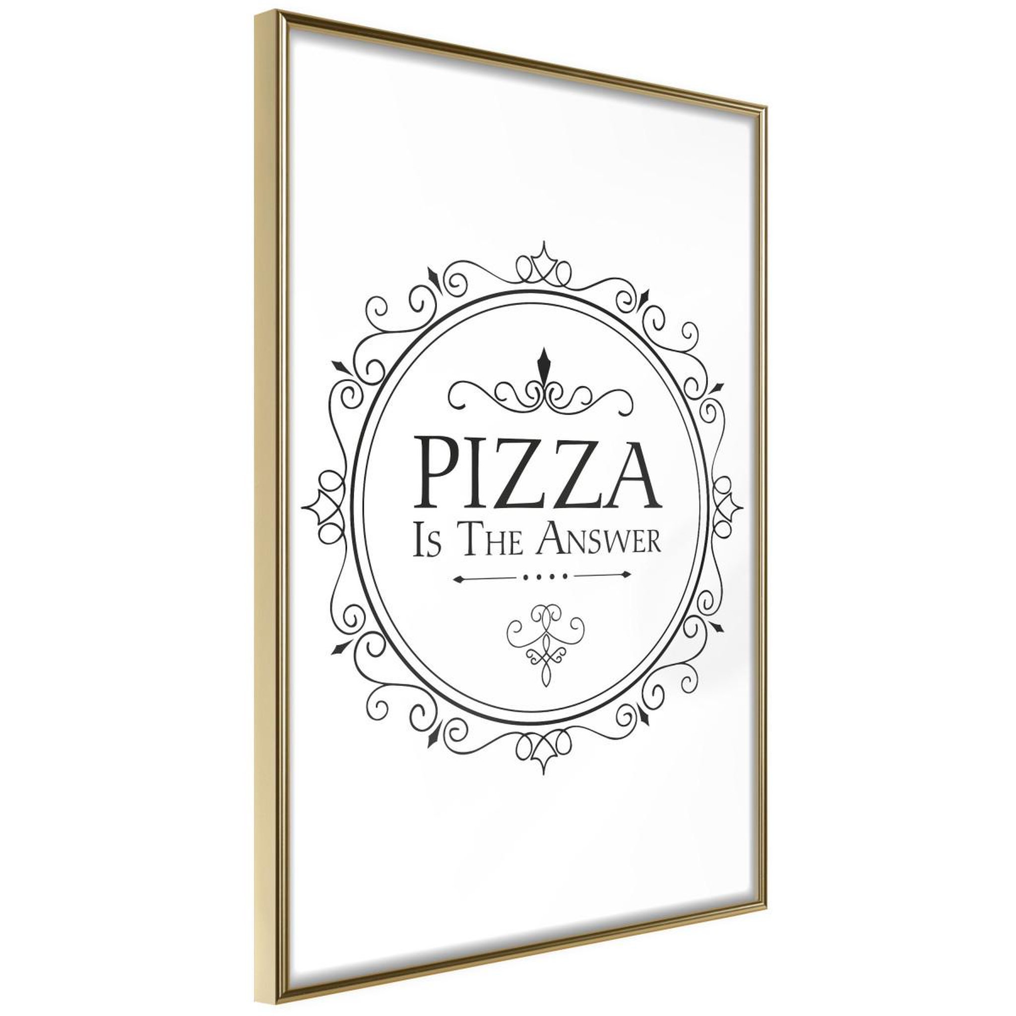 Paris Prix Affiche Murale Encadrée  Pizza