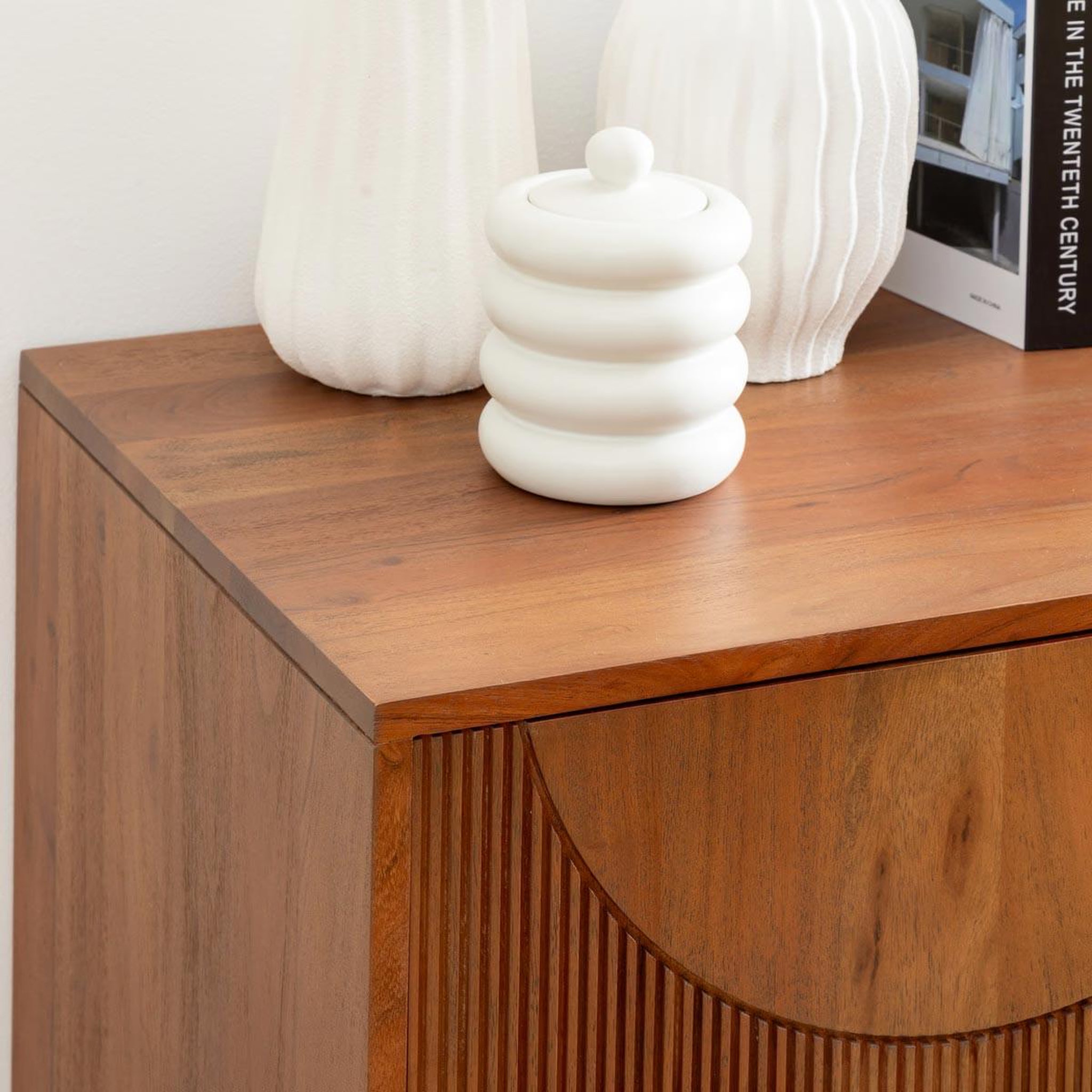 Voir la diapositive 4 : ATMOSPHERA Boîte déco en céramique  mike  14cm blanc