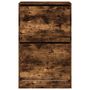 Voir la diapositive 5 : VIDAXL Armoire a chaussures chene fume 60x34x96,5 cm bois d'ingenierie