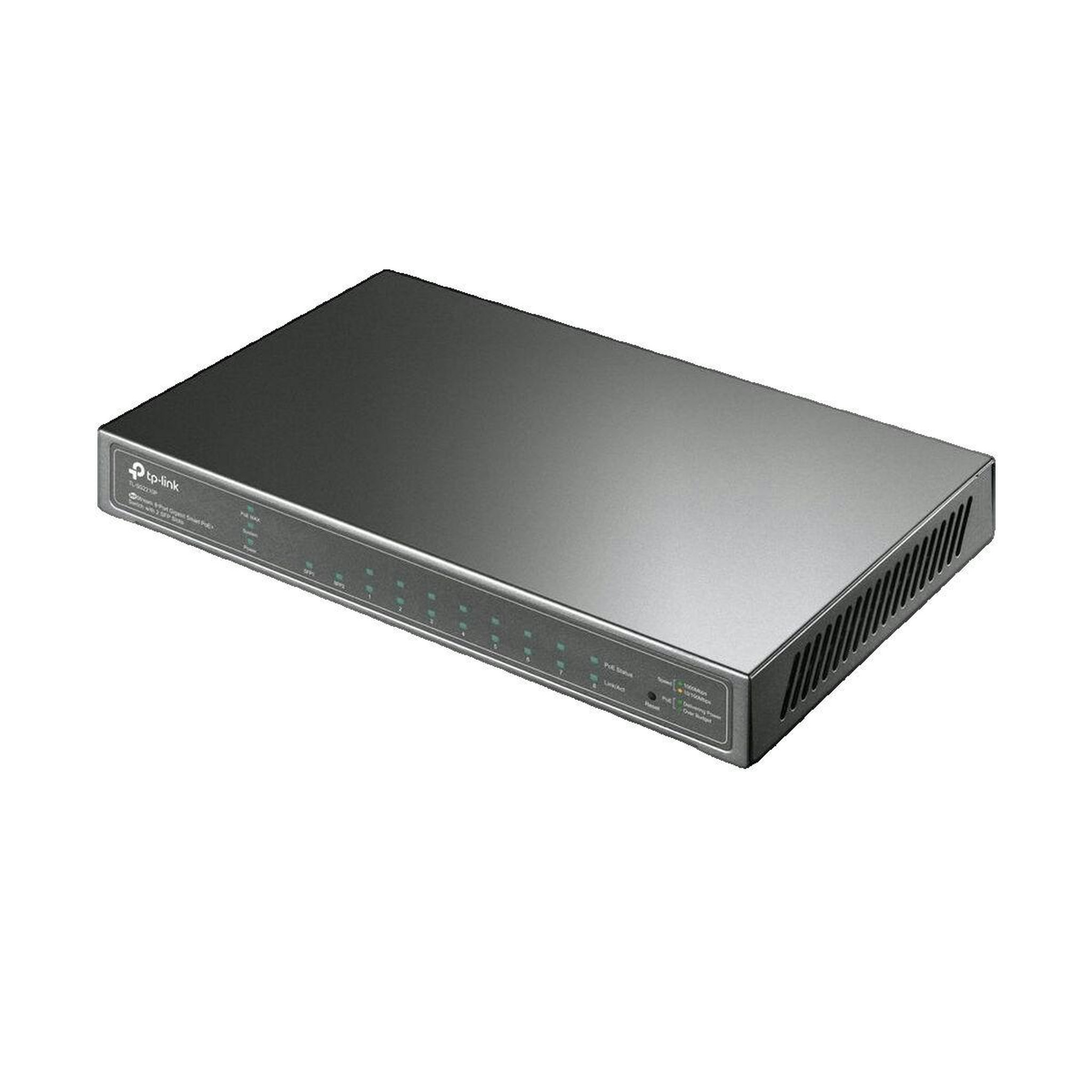 Voir la diapositive 2 : TP-LINK Commutateur TP-Link TL-SG2210P 8 ports RJ45 Gigabit PoE