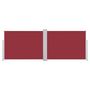 Voir la diapositive 4 : VIDAXL Auvent lateral retractable Rouge 100 x 1000 cm