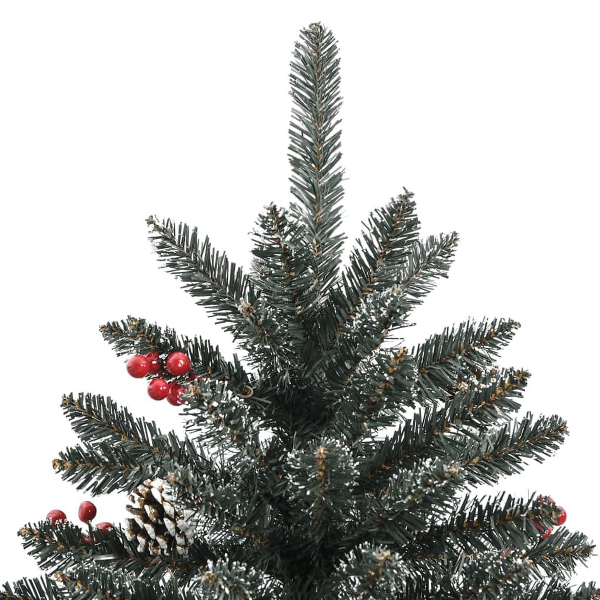 Voir la diapositive 5 : VIDAXL Sapin de Noël artificiel avec support Vert 150 cm PVC