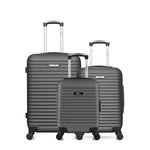 BLUESTAR Lot de 3 - Valises weekend, cabine et cabine XXS BRAZILIA. Coloris disponibles : Beige, Gris