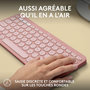 Voir la diapositive 5 : Logitech Clavier sans fil Pebble 2 K380s Rose