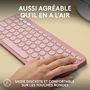 Voir la diapositive 5 : Logitech Clavier sans fil Pebble 2 K380s Rose