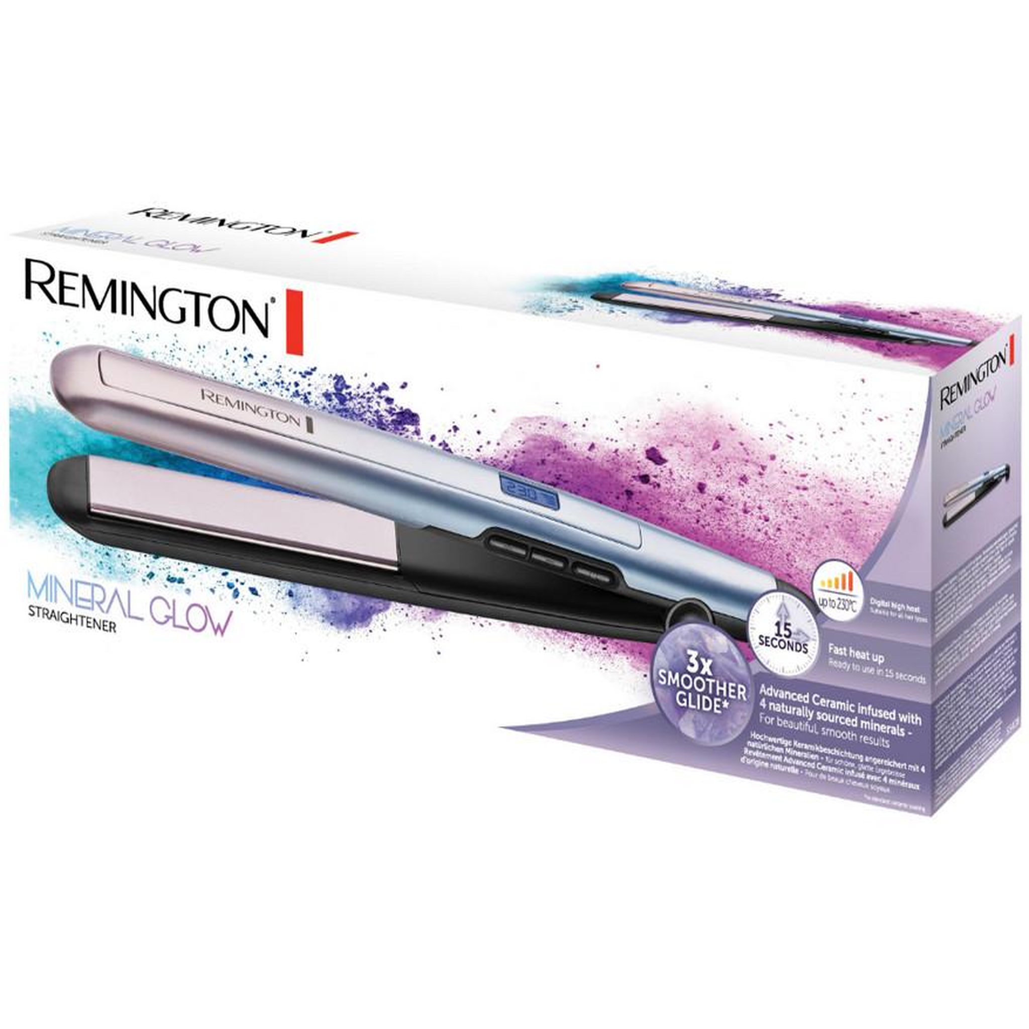 Voir la diapositive 2 : REMINGTON Lisseur céramique 230°c - S5408