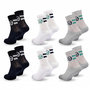 Voir la diapositive 3 : SERGIO TACCHINI Sergio Tacchini Pack de Chaussettes enfant Tennis Crew Lot de 6 Paires