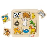 Goki GOKI Puzzle que mange les animaux