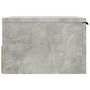 Voir la diapositive 4 : VIDAXL Table de chevet murale Gris beton 34x30x20 cm