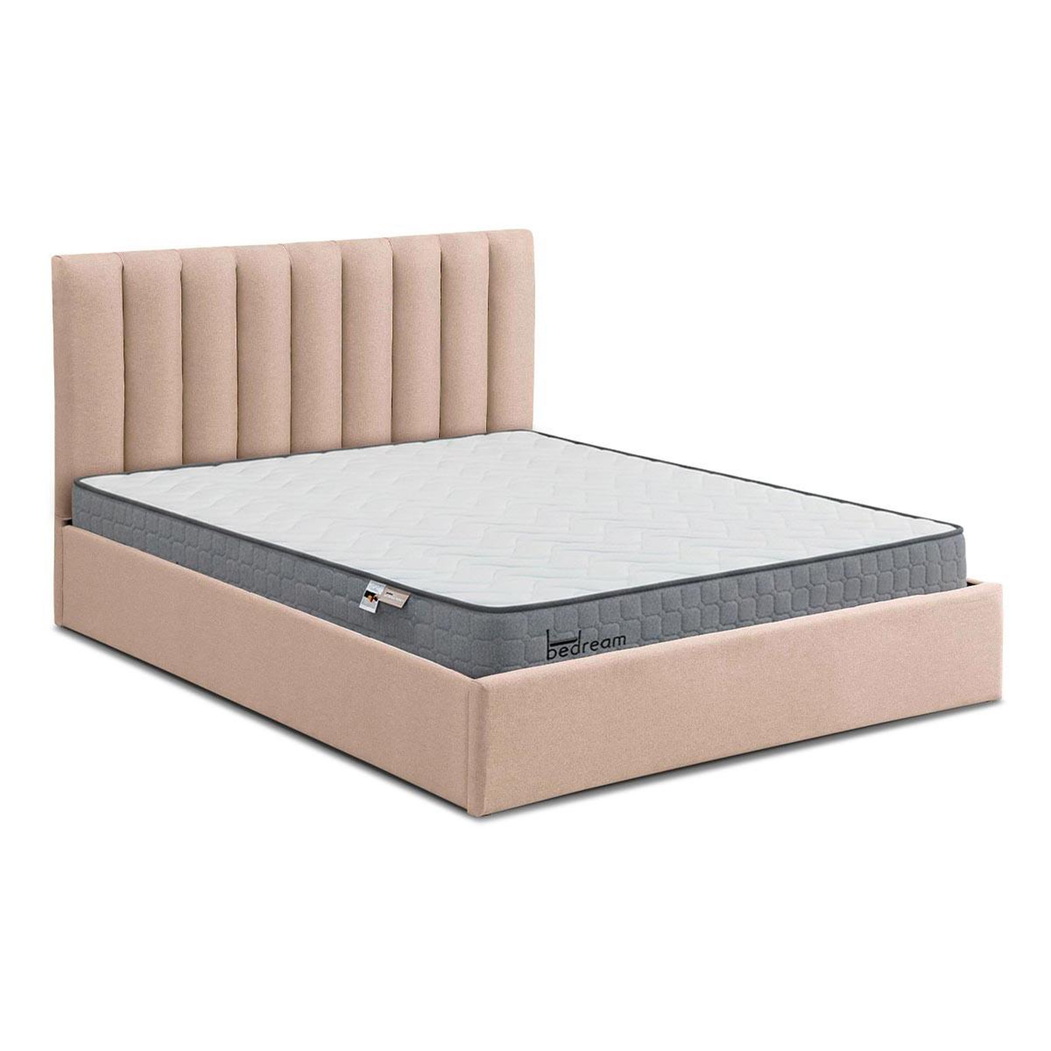 Paris Prix Pack lit coffre & matelas  dream & goodream  180x200cm beige