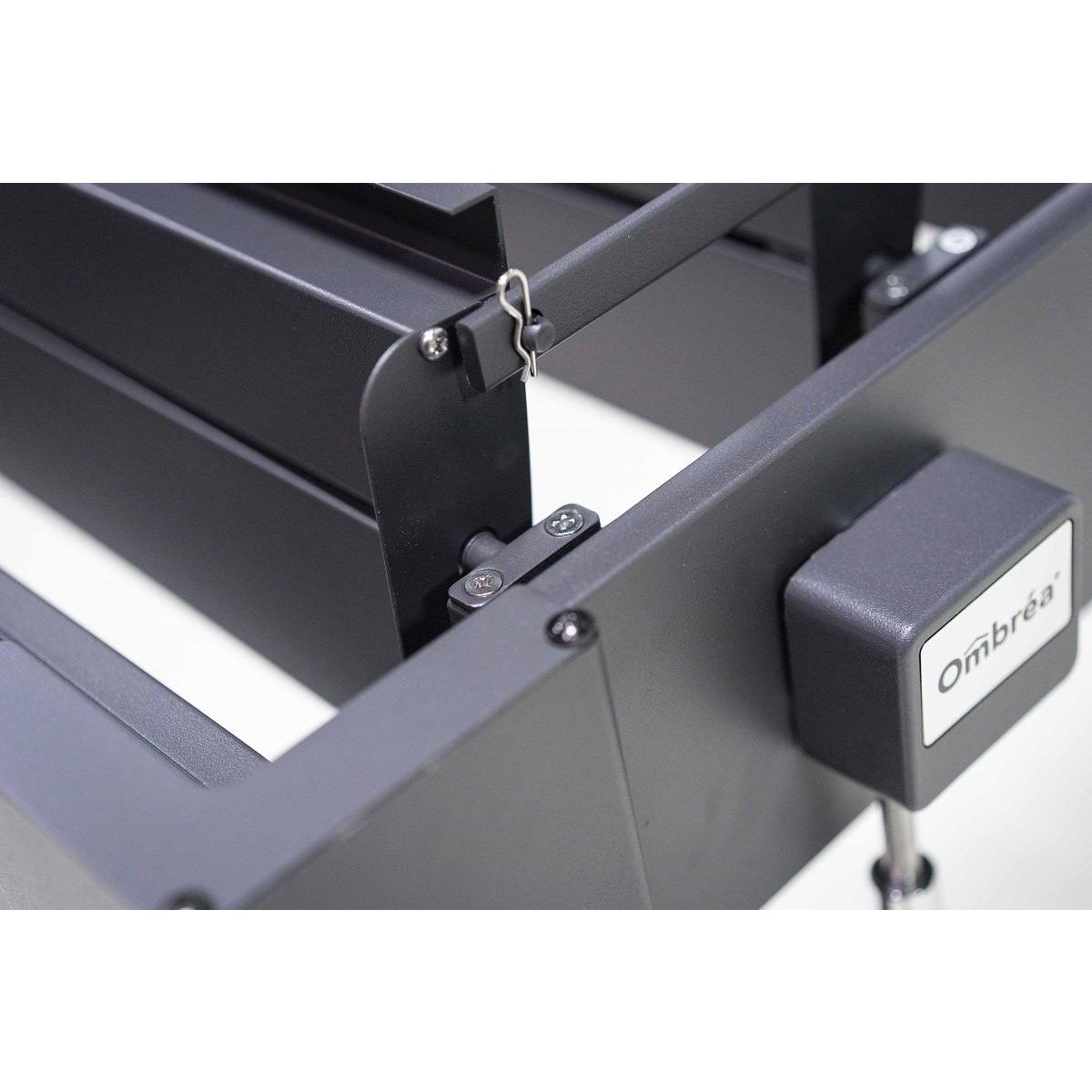 OMBREA Pergola Bioclimatique adossée (2pieds) 3x3m anthracite OMBREA®