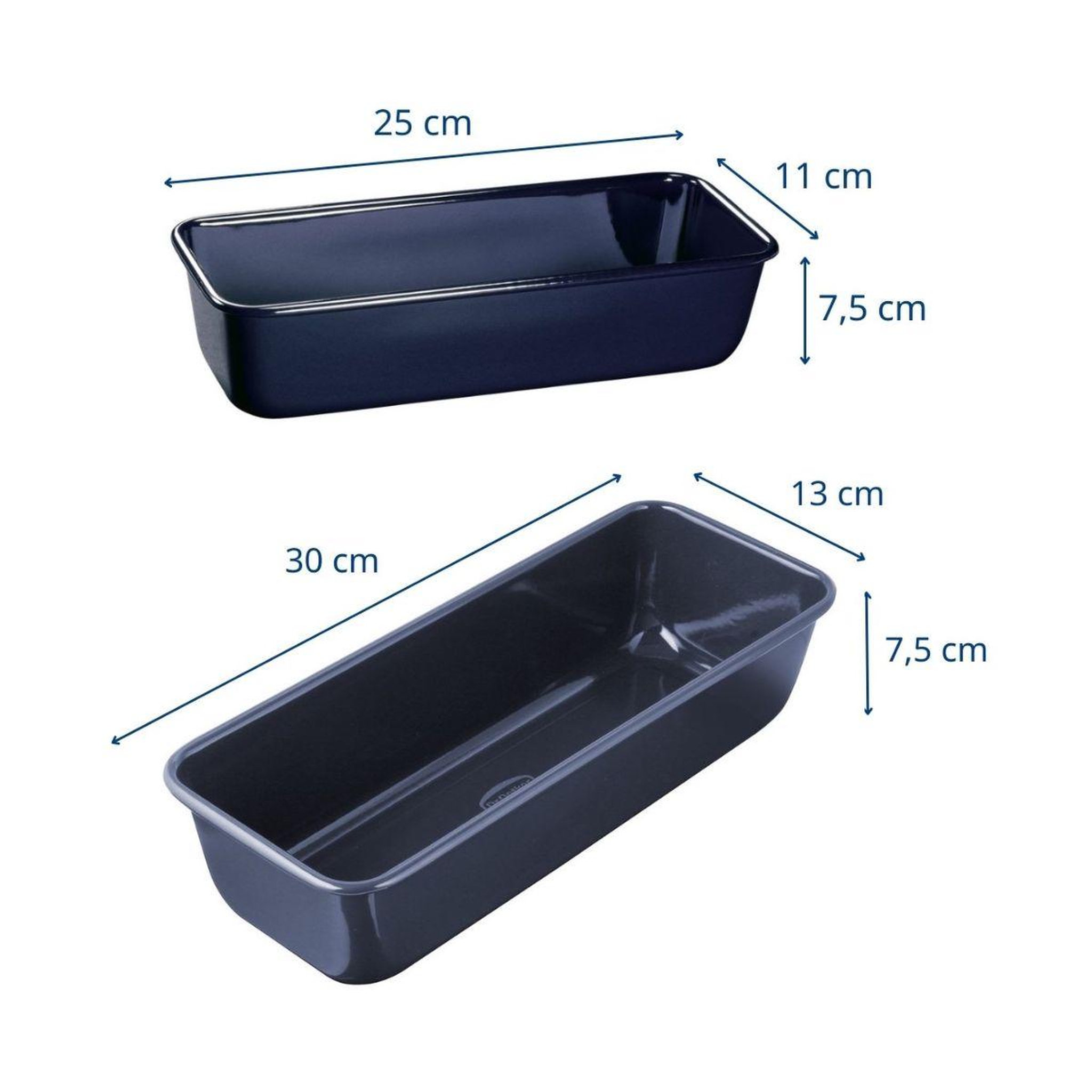 Voir la diapositive 3 : DR.OETKER Set de 2 moules à cakes de 25 cm et 30 cm dr. Oetker back liebe