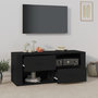 Voir la diapositive 3 : VIDAXL Meuble TV Noir 100x35x40 cm Bois d'ingenierie