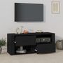 Voir la diapositive 3 : VIDAXL Meuble TV Noir 100x35x40 cm Bois d'ingenierie