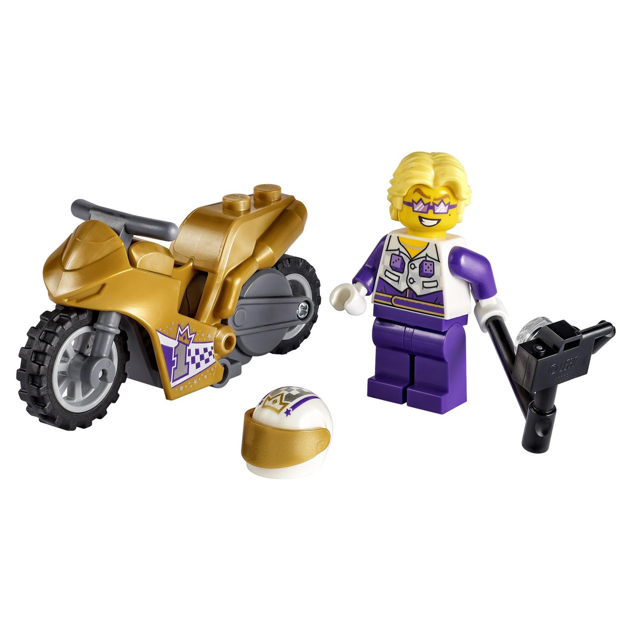 Voir la diapositive 3 : LEGO City 60309 La moto de la cascade selfie