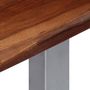 Voir la diapositive 5 : VIDAXL Table console 115x35x76 cm Bois d'acacia massif et fer