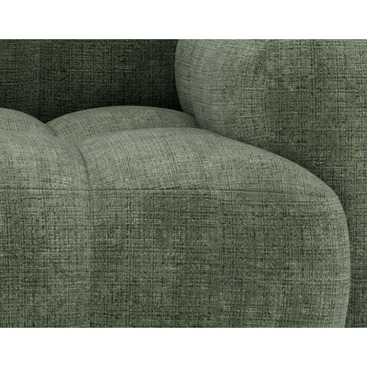 LISA DESIGN Grace - canapé modulable 3 places en velours texturé