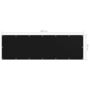 Voir la diapositive 5 : VIDAXL Ecran de balcon Noir 90x300 cm Tissu Oxford