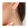 Voir la diapositive 2 : SC CRYSTAL Boucles d'oreilles SC Crystal ornées de Cristaux Scintillants