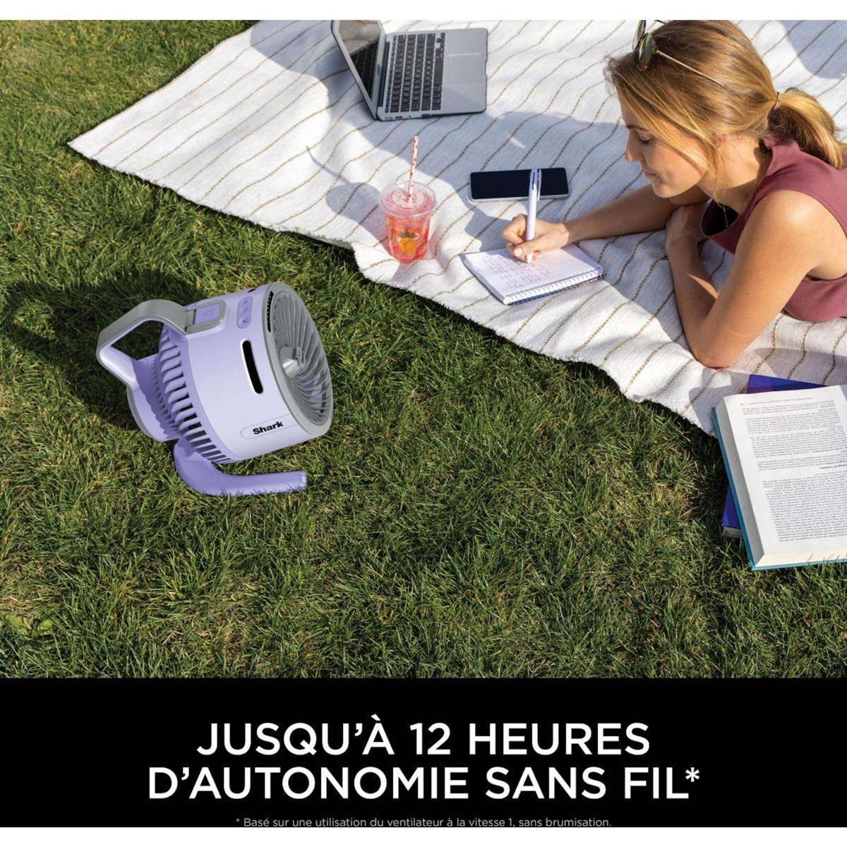 Shark Ventilateur brumisateur FlexBreeze HydroGo FA050EULV