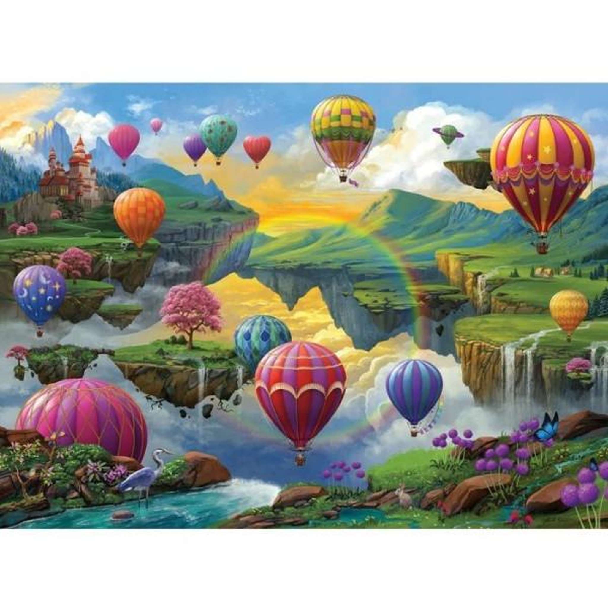 Voir la diapositive 2 : RAVENSBURGER Puzzle - ravensburger - vallée des montgolfières - 500 pièces - 49 x 36 cm - idéal pour la famille