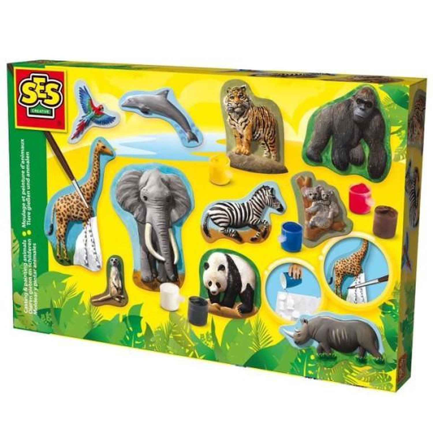 SES CREATIVE Moulage et peinture Animaux en plâtre À partir de - vue 3