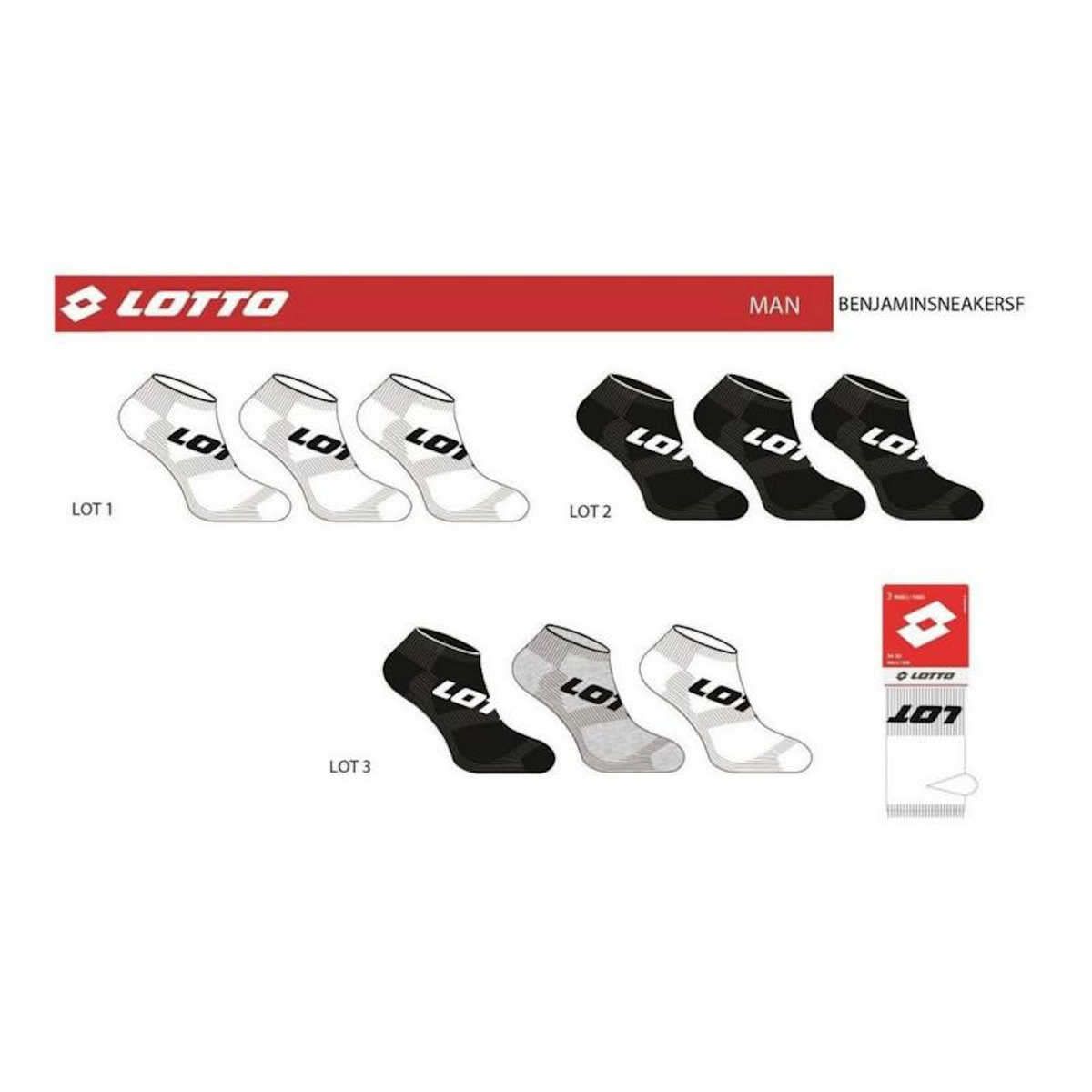 LOTTO Chaussettes Homme LOTTO