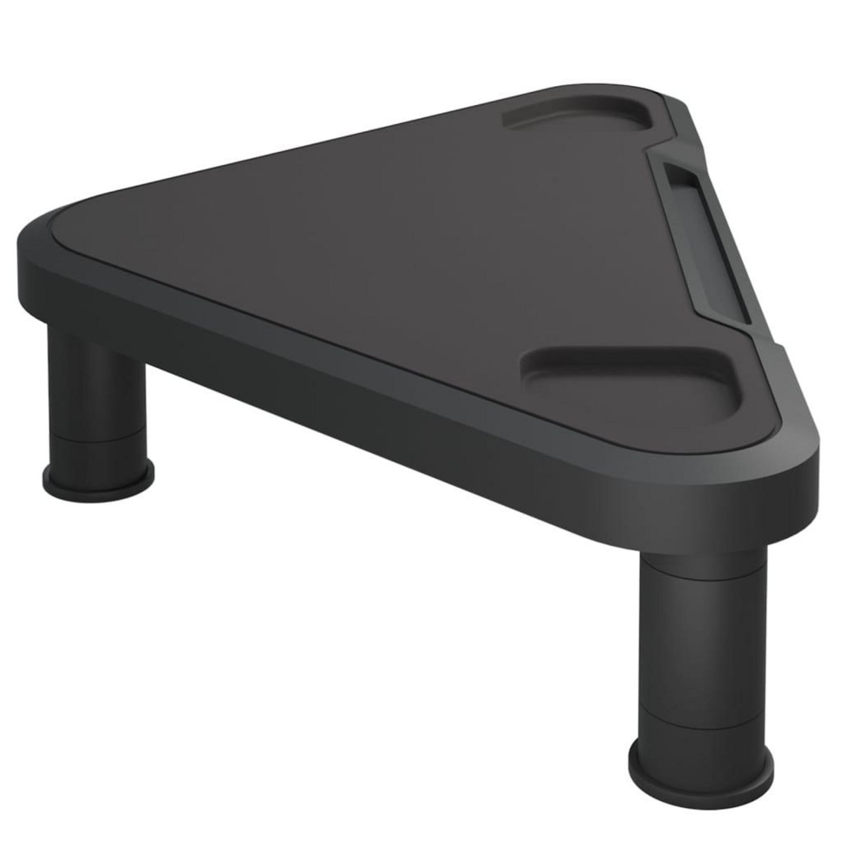 VIDAXL Support de moniteur d'angle Noir 49x28x10,5 cm