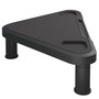 Voir la diapositive 4 : VIDAXL Support de moniteur d'angle Noir 49x28x10,5 cm