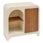 ATMOSPHERA Buffet Design 1 Porte  Sienna  91cm Beige