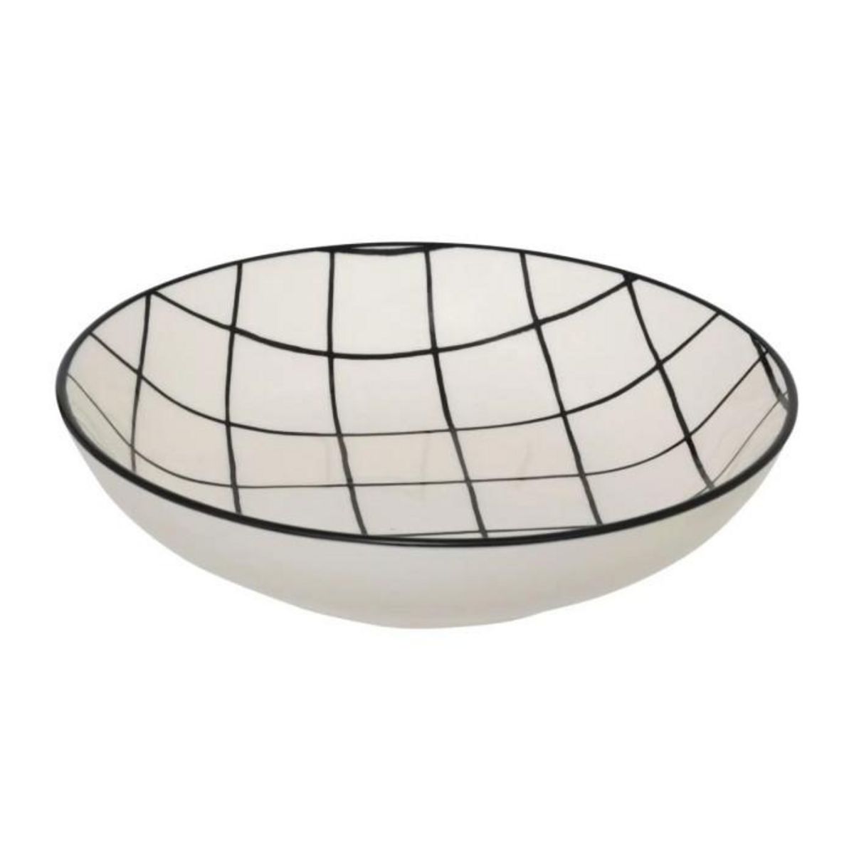 SECRET DE GOURMET Lot de 6 Assiettes Creuses  Family Corner  20cm Blanc