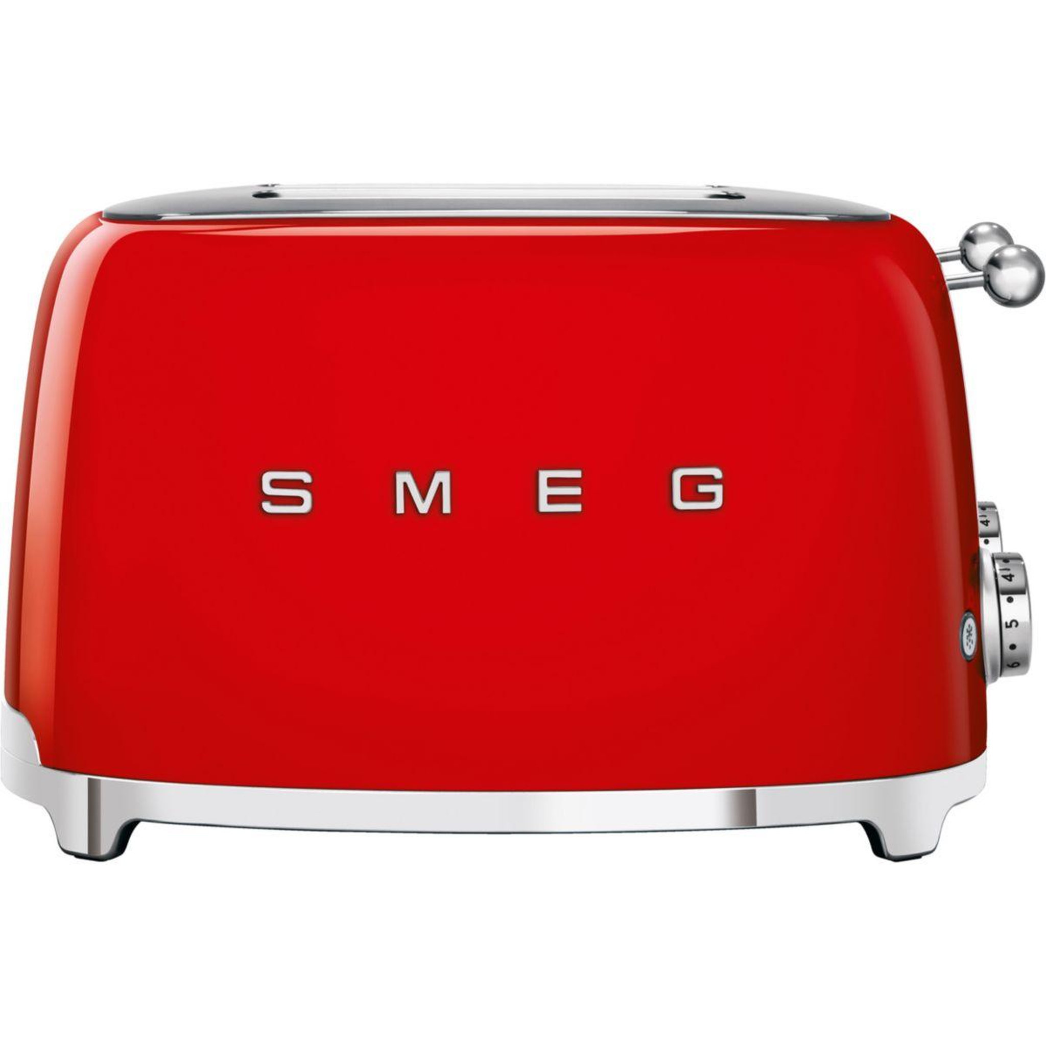 Voir la diapositive 2 : SMEG Grille-pain tsf03rdeu rouge