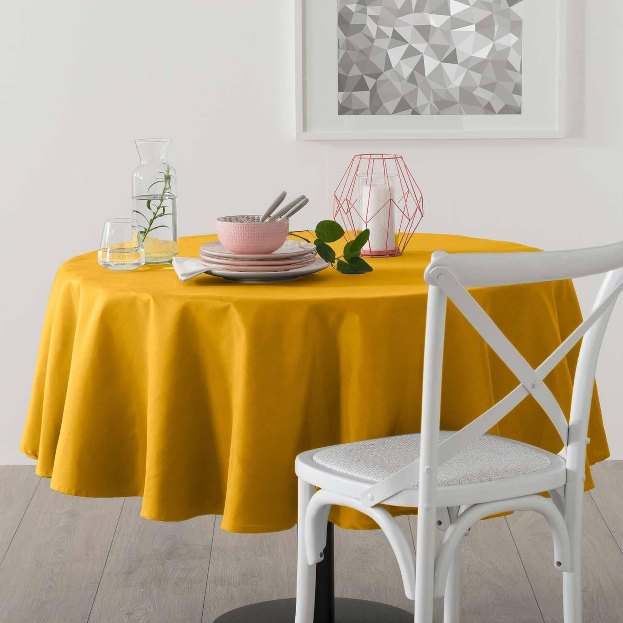 Voir la diapositive 2 : ATMOSPHERA Nappe anti-taches ronde Ophy