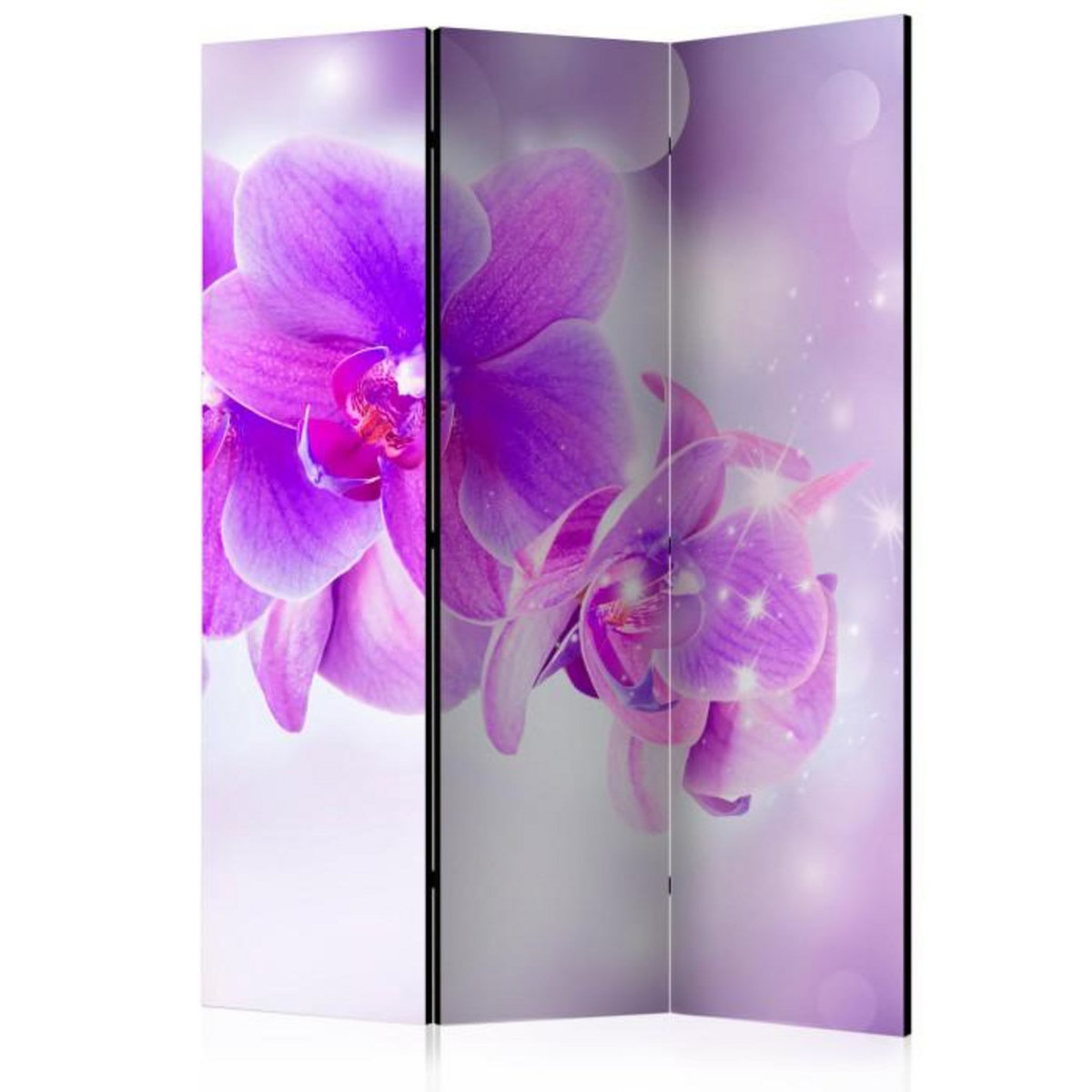 Paris Prix Paravent 3 Volets  Purple Orchids  135x172cm