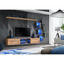 Voir la diapositive 2 : Paris Prix Ensemble Meuble TV  Switch XXI  260cm Naturel & Gris