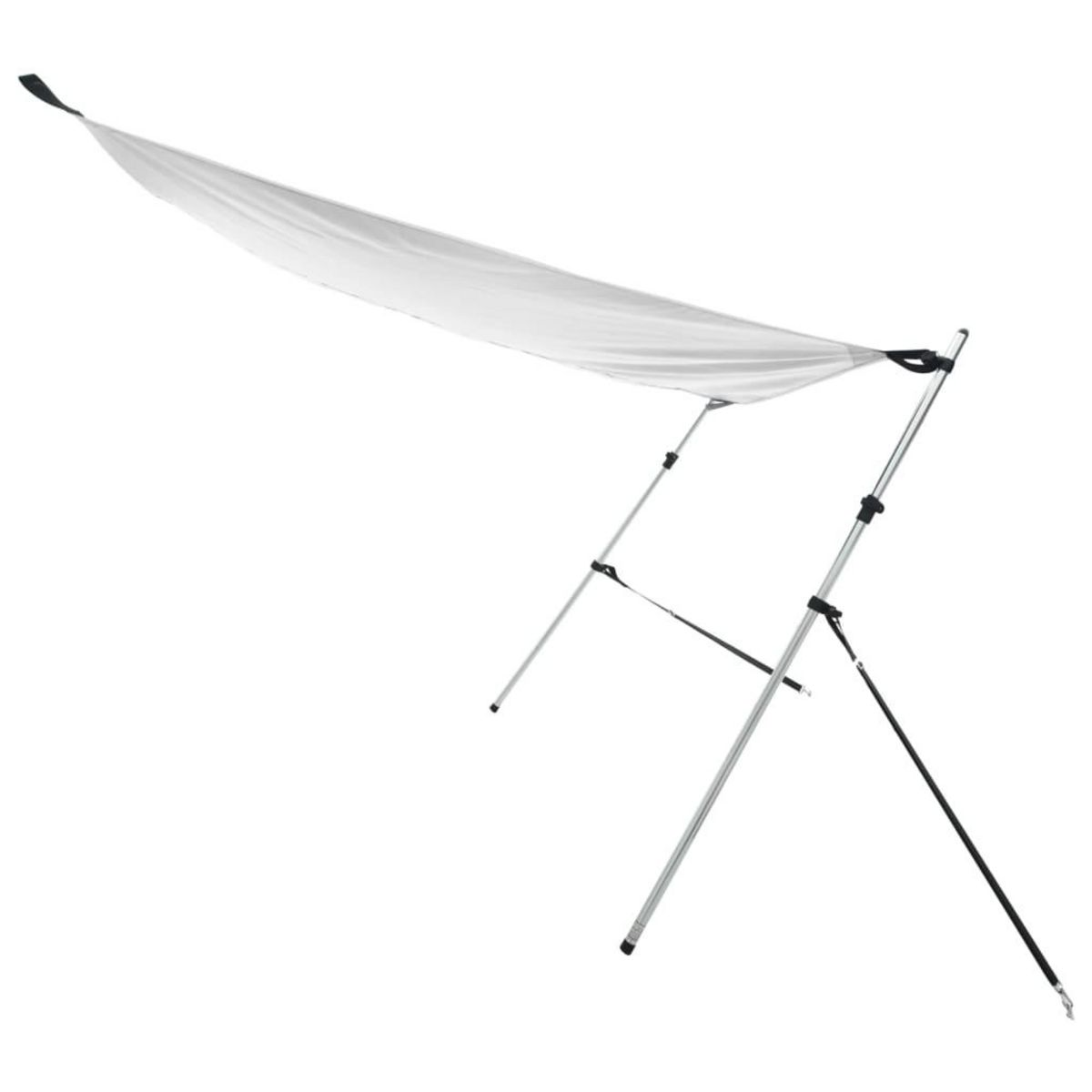 VIDAXL Kit d'extension d'ombrage T-Top blanc 170x170x(113-182,5) cm