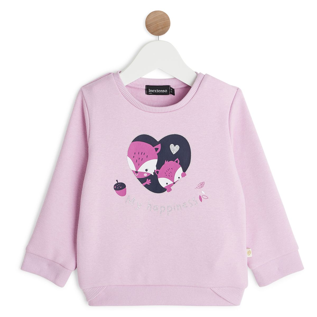 INEXTENSO Sweat molleton bébé fille