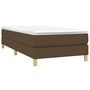 Voir la diapositive 3 : VIDAXL Cadre de lit sans matelas marron fonce 90x190 cm tissu