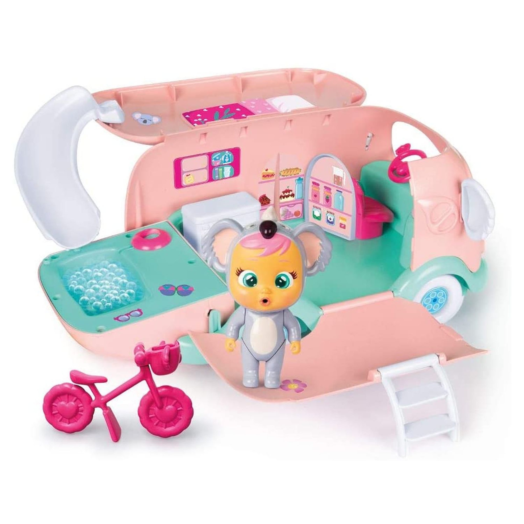 Voir la diapositive 2 : IMC TOYS Camping car de Koali Cry babies