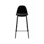 Voir la diapositive 6 : Rendez vous déco Lot de 2 chaises pour îlot central 65 cm en velours noir-Henrik