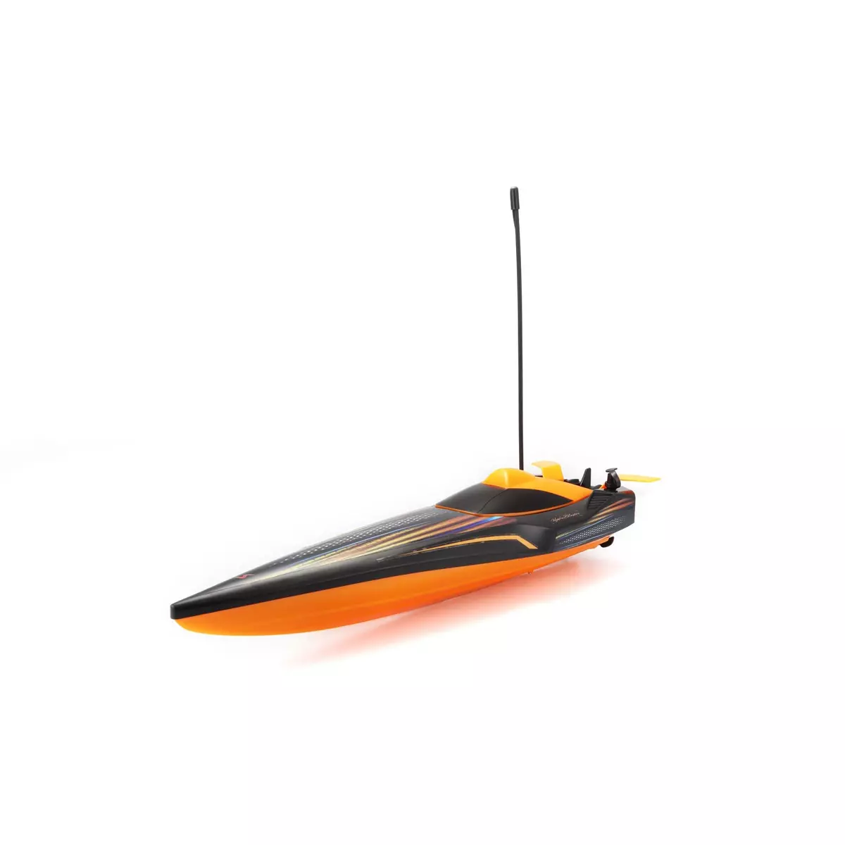 BURAGO Maisto Tech - Bateau radiocommandé Hydro Blaster orange et noir